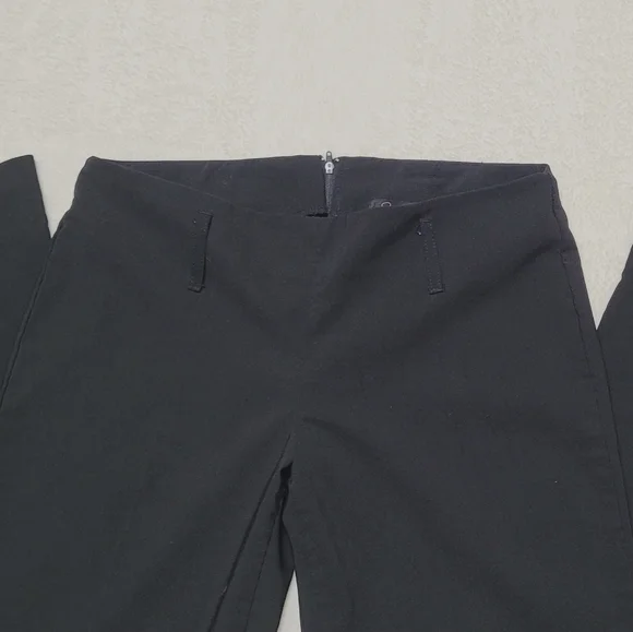 Goth Rare Vintage 90s Speechless Black Low Waisted Wide Belt Loop Wide Leg Pants - Picture 5 of 11